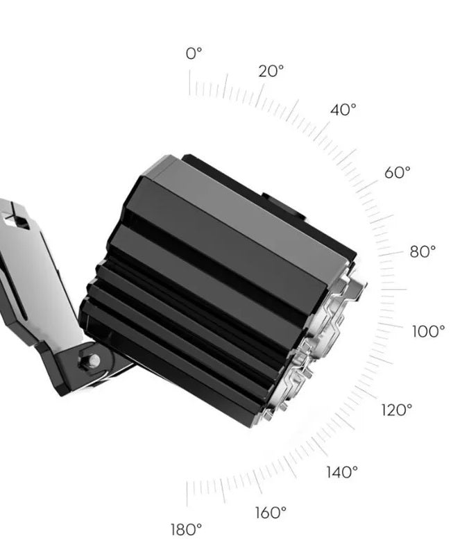 Linterna Frontal Recargable de 5 LEDs con 4 Modos y Batería 18650